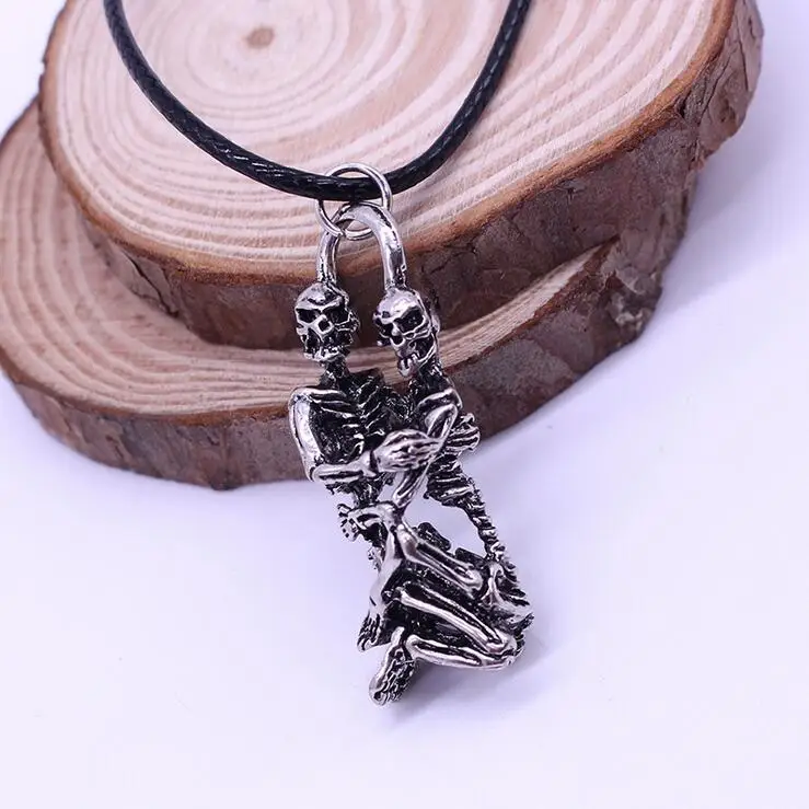 Новинка подвеска для влюбленных хит новинка бесконечность Череп Тибет модная