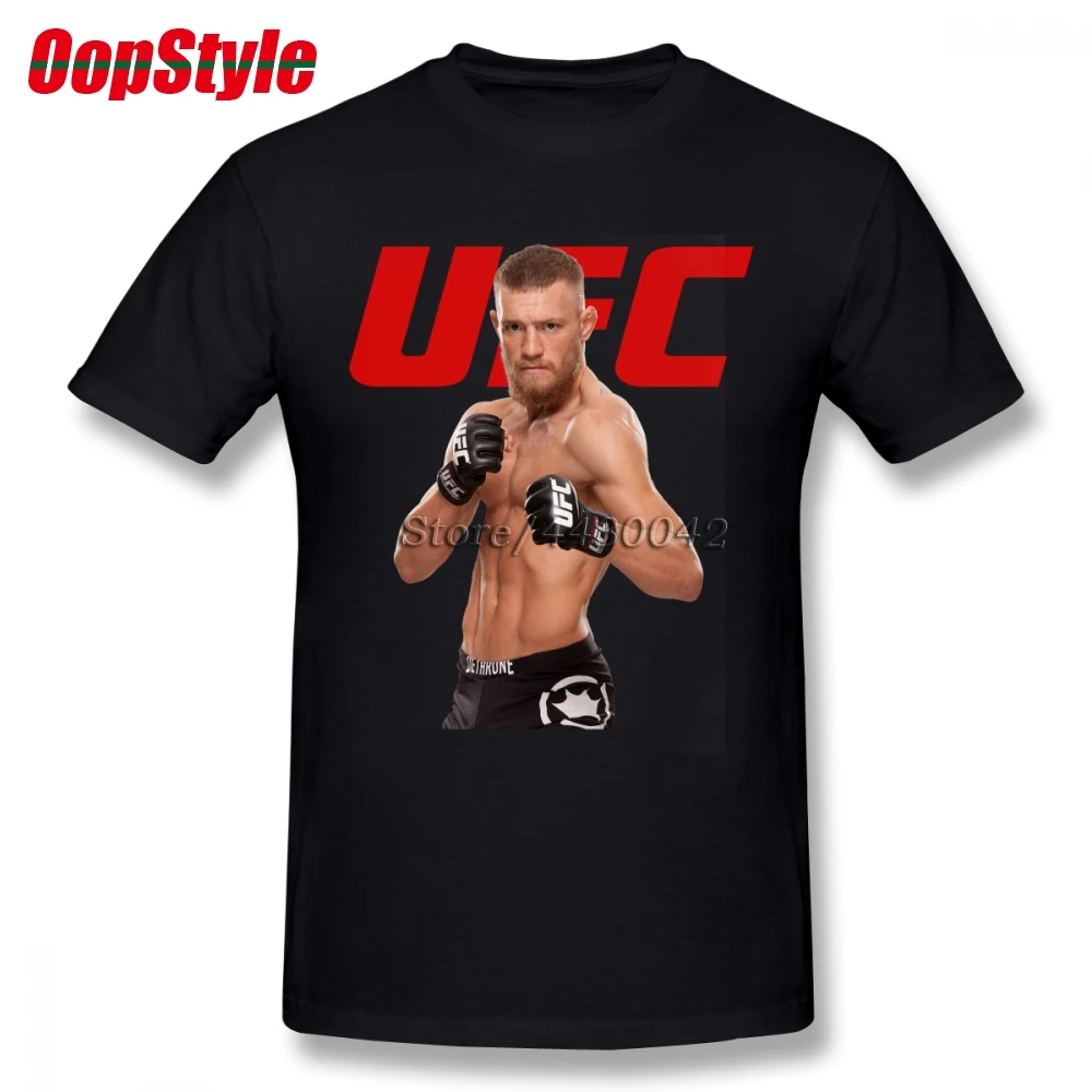 Лучшие Conor Mcgregor футболка для мужчин платье на заказ короткий рукав плюс размер