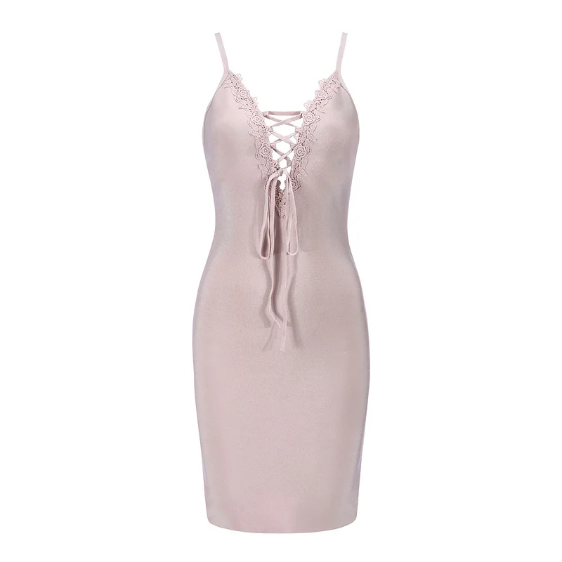 INDRESSME 2019 модное женское сексуальное летнее платье с глубоким V образным вырезом