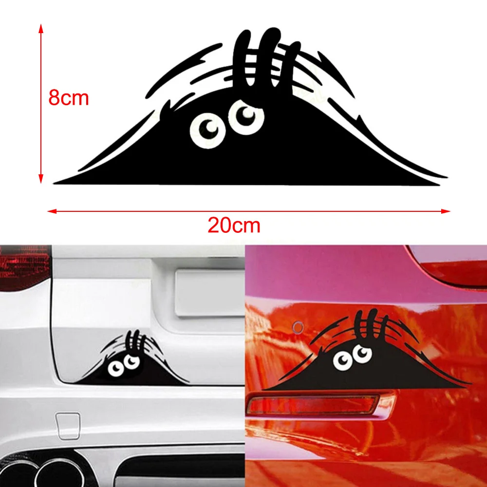 Автомобильные наклейки забавные креативные объемные большие глаза