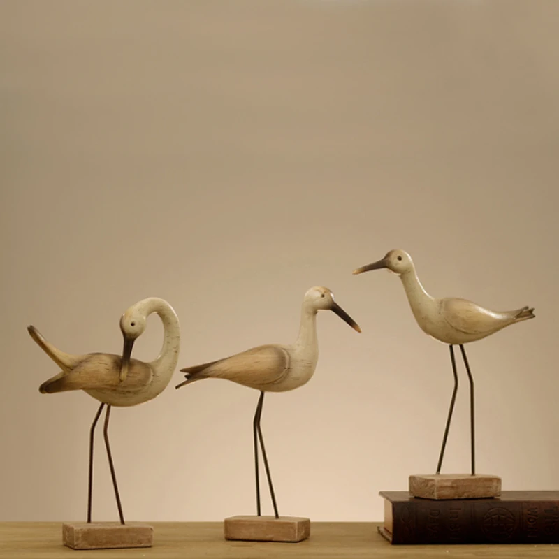 

Set of 3 Resin Seabird Living Room Decorative Arts Bird