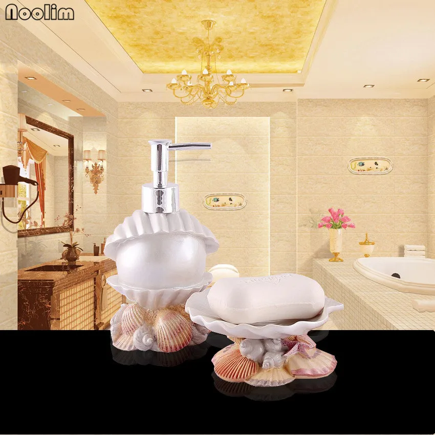 NOOLIM 5 шт./компл. полимерные креативные ракушки для ванной комнаты аксессуары