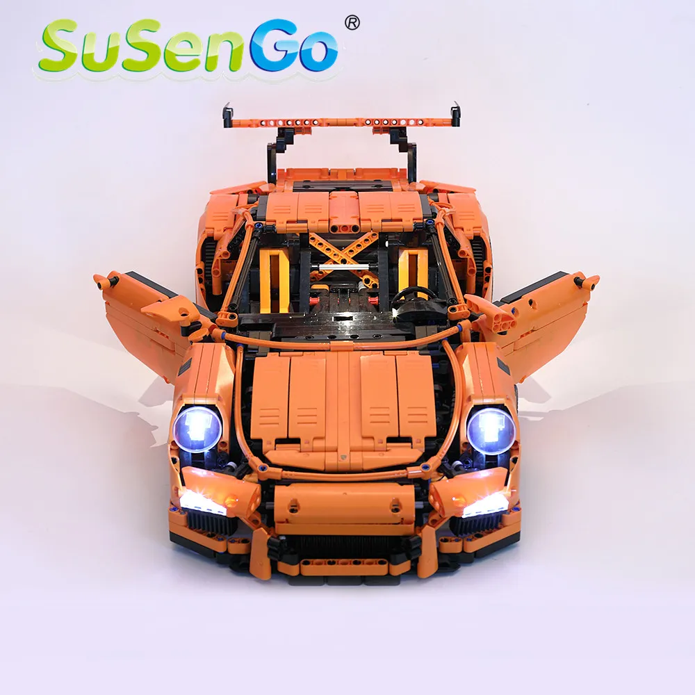 SuSenGo светодиодный светильник комплект для Technic GT3 RS светодиодный светильник ing набор совместим с моделями 42056 и 20001(без модели строительных блоков