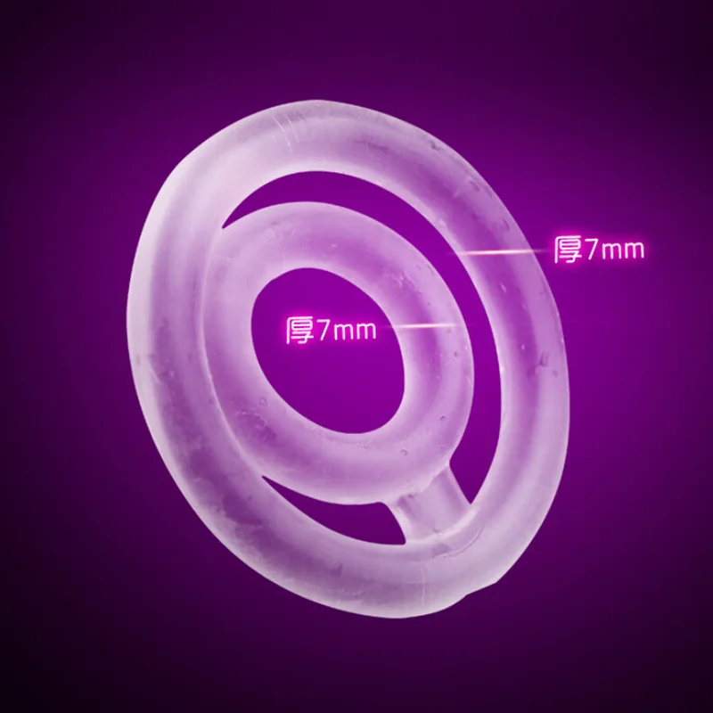 Двойное кольцо для пениса задержки секс игрушки товары взрослых O25 | Красота и