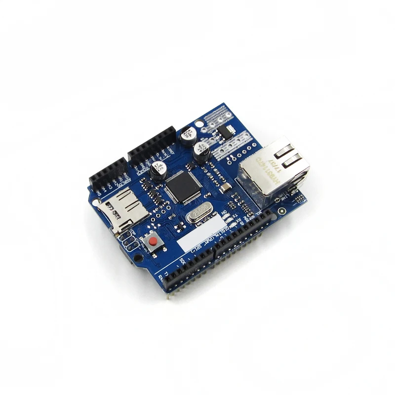 Ethernet щит W5100 R3 Поддержка PoE для Arduino UNO Mega 2560 Nano | Электронные компоненты и