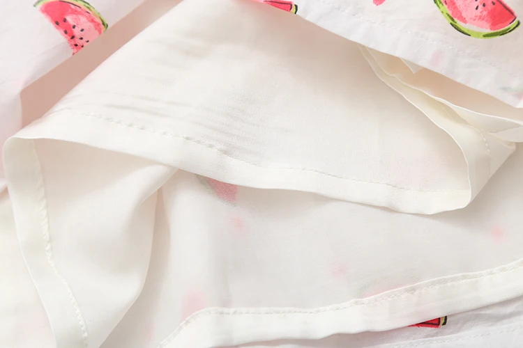 2017 милое мягкое хлопчатобумажный саронг с принтом арбуза полностью свободное