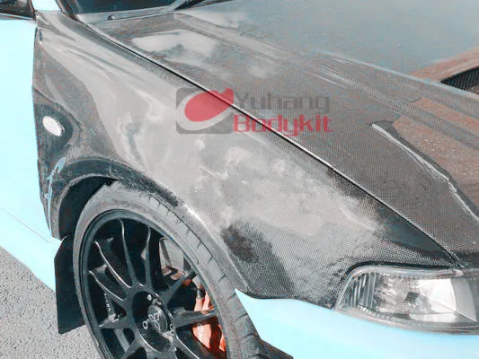 Новое поступление переднее крыло из углеродного волокна evolation 5 6 EVO OEM CF|cf| |