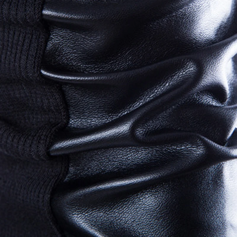 Свитер мужской брендовый с круглым вырезом длинным рукавом из искусственной