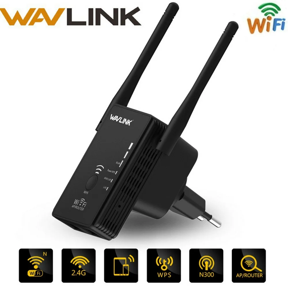 Wavlink WN578R2 беспроводной маршрутизатор высокой мощности wifi повторитель 300 Мбит/с Wifi расширитель диапазона Усилитель 5dbi двойной LAN порт усилитель сигнала