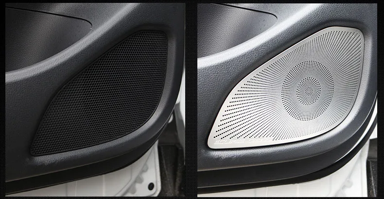 Автомобильный Стайлинг динамик украшение звуковая паста блесток сеть