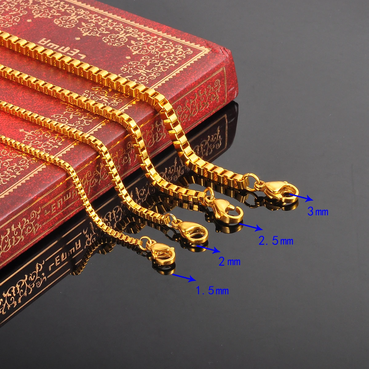 FUNIQUE ожерелье мужское ювелирное изделие золотой цвет нержавеющая сталь цепочка