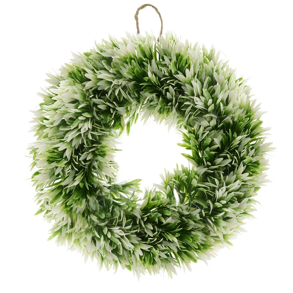 Рождественский венок 2019 украшение на Хэллоуин входную дверь Декор искусственные