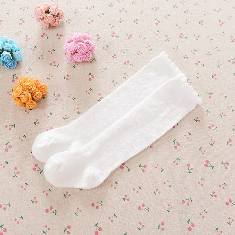 2016 new Korean baby girl knee high socks girls kids cotton dress leg warmers chidren pads meias boots sock 0-3y | Детская одежда и