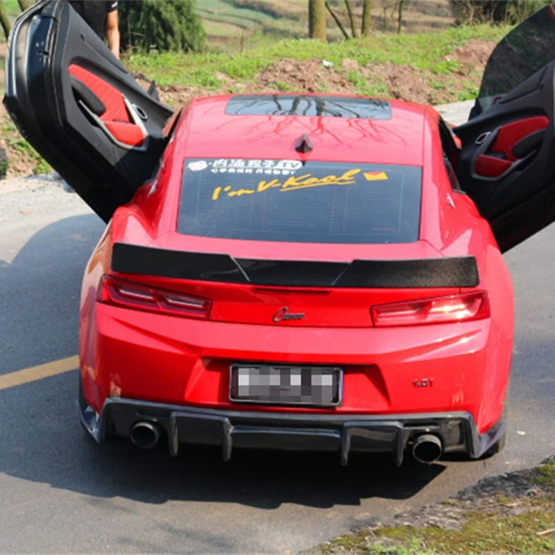 Углеродное волокно заднее крыло спойлер чемодан для Chevrolet Camaro ZL1 от до
