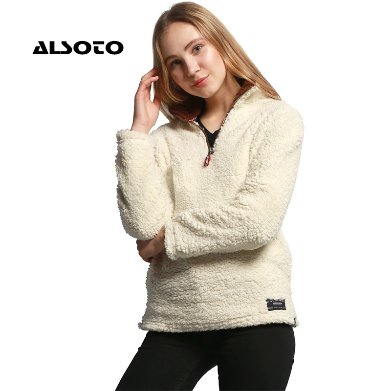 Женская толстовка с длинным рукавом повседневный теплый пуловер топы милые