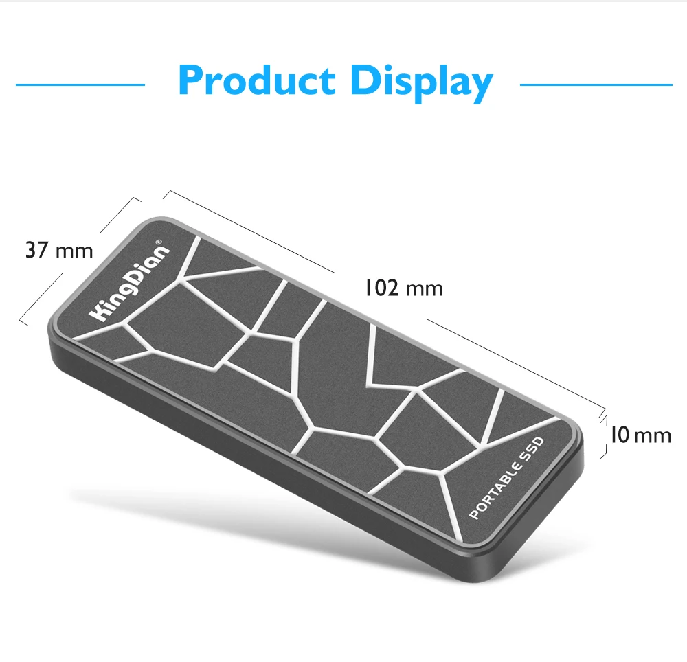KingDian новое освещение портативный SSD USB3.0 120 ГБ 250 ГБ 500 Гб жесткий диск твердотельный накопитель