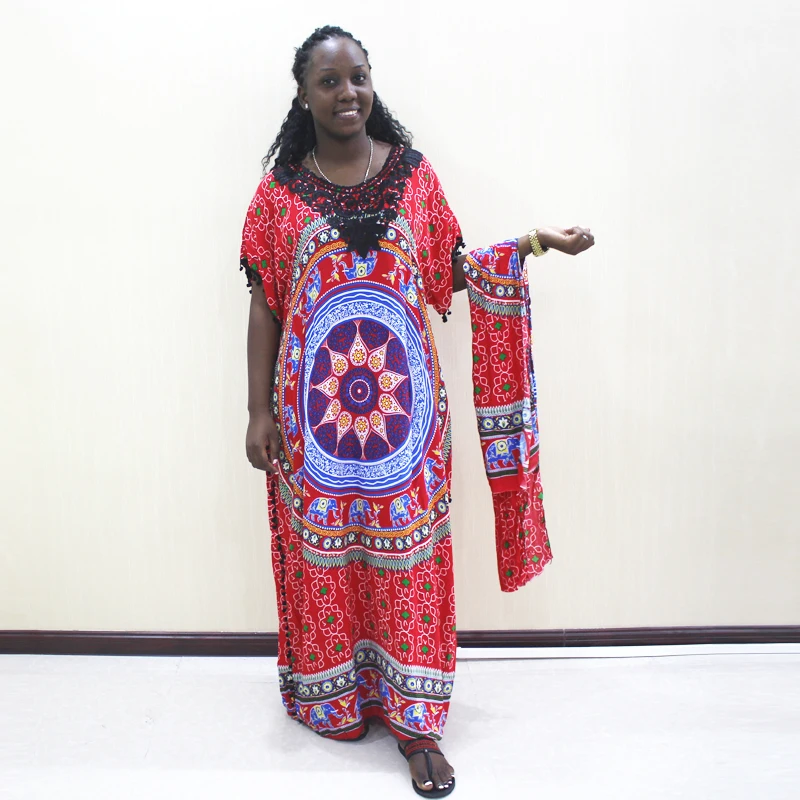 Платье с африканскими кружевами африканская традиционная Дашики аппликацией