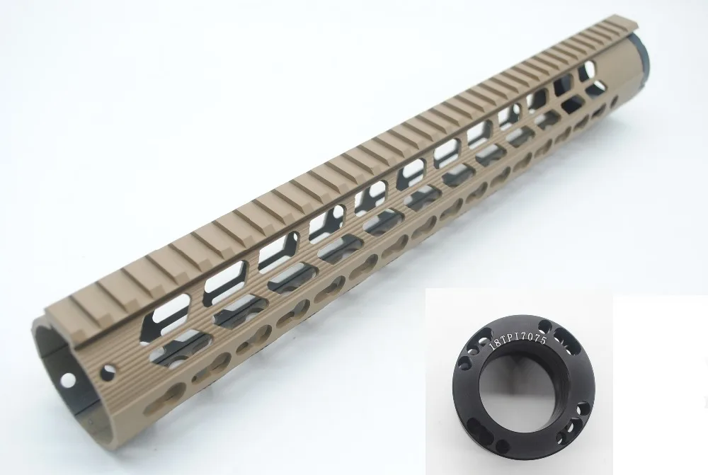 TirRock 15 дюймов. 308/7.62 Keymod направляющая для защиты от поплавков система крепления
