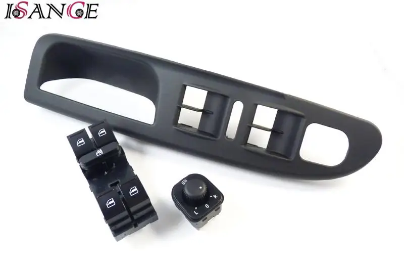 ISANCE переключатель окон и зеркал панель обшивки ободок крышки для VW Passat B6 4 Door 2006 2010