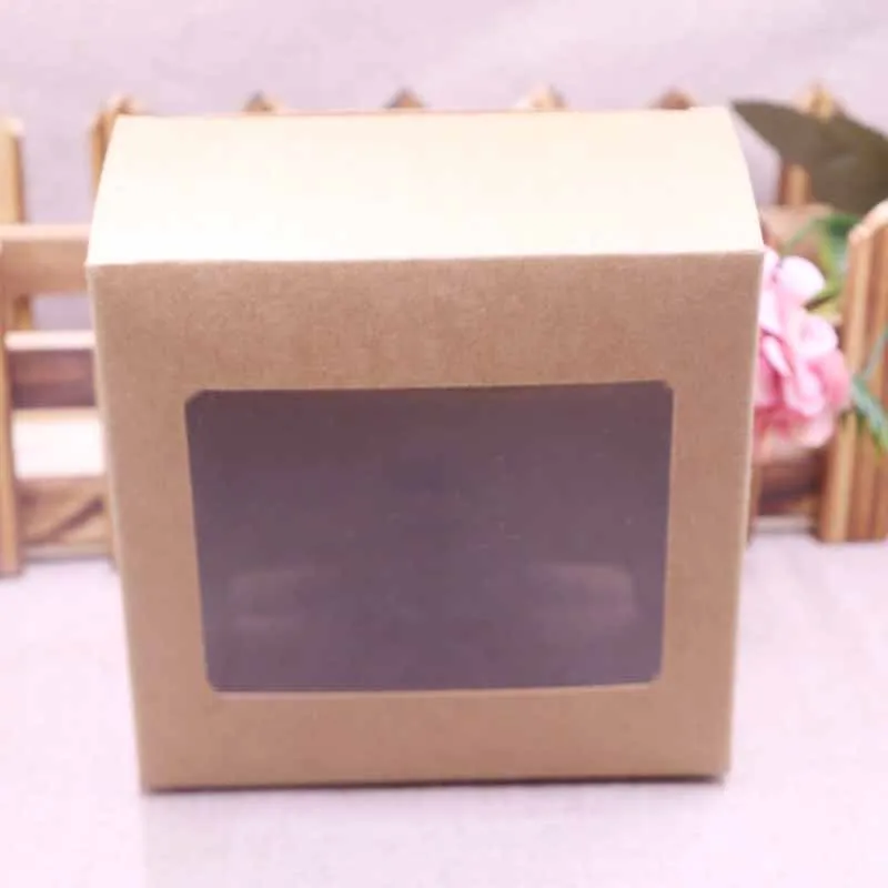 10 шт Новый DIY винтажная цветная подарочная коробка из крафт бумаги упаковка с
