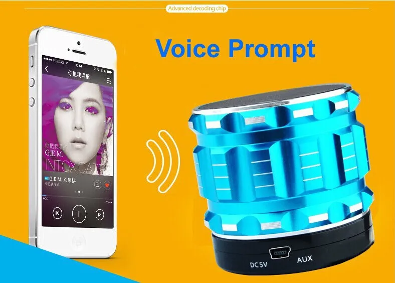 Для iPhone sumsung супер бас-динамик портативный мини Bluetooth динамик s металлический