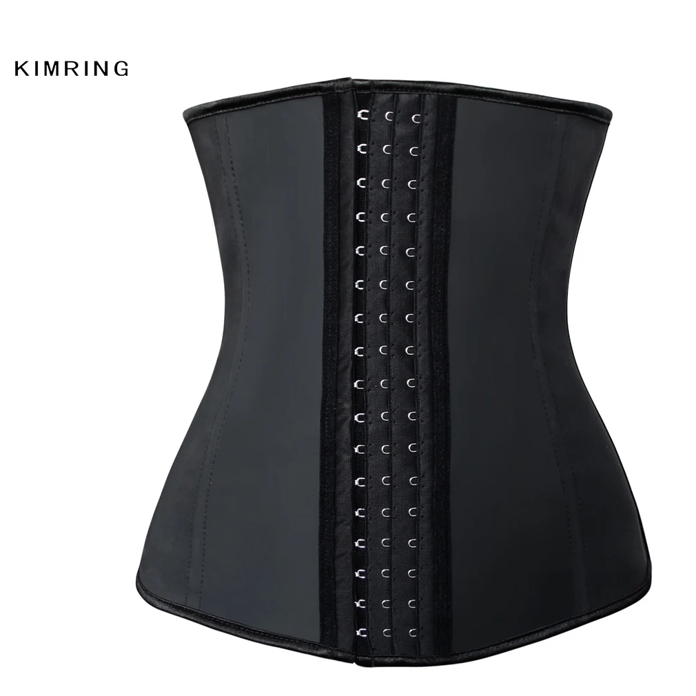 Kimring Steel Bones Underbust Corset Plus Size Latex Waist Cincher Bustiers and Women Shapewear Corselet | Женская одежда