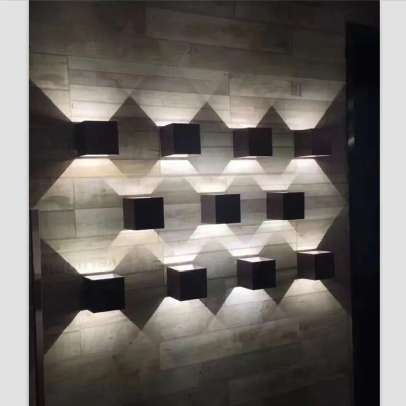 Современный красочный настенный светильник для фойе светодиодный спальни