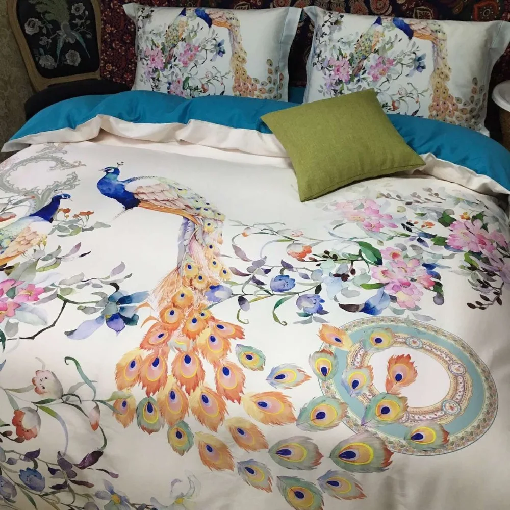Luxury Brand Bedding Set Egyptian Cotton Duvet Cover Sheet Pillowcases Bedroom Textile Bed Line King Queen Size Bohemia | Дом и сад