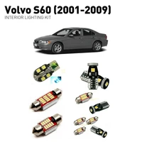 led interior lights for volvo s60 2001 2009 19pc led lights for cars lighting kit automotive bulbs canbus