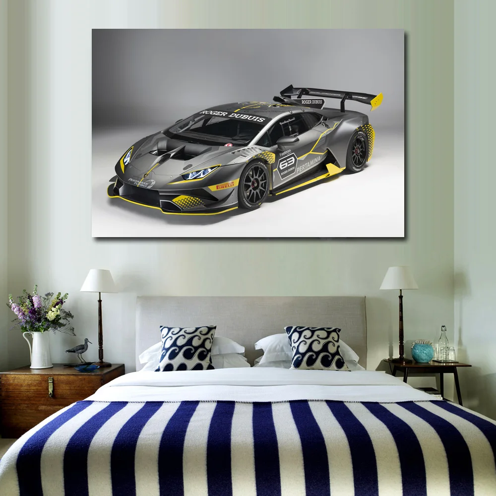 Автомобили Huracan Super Trofeo EVO обои для спортивных автомобилей печать на холсте
