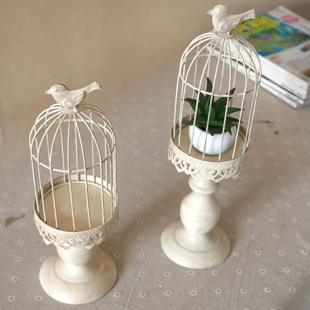 Винтаж клетка подсвечник подарки европейский стиль свадьба Центральная панель