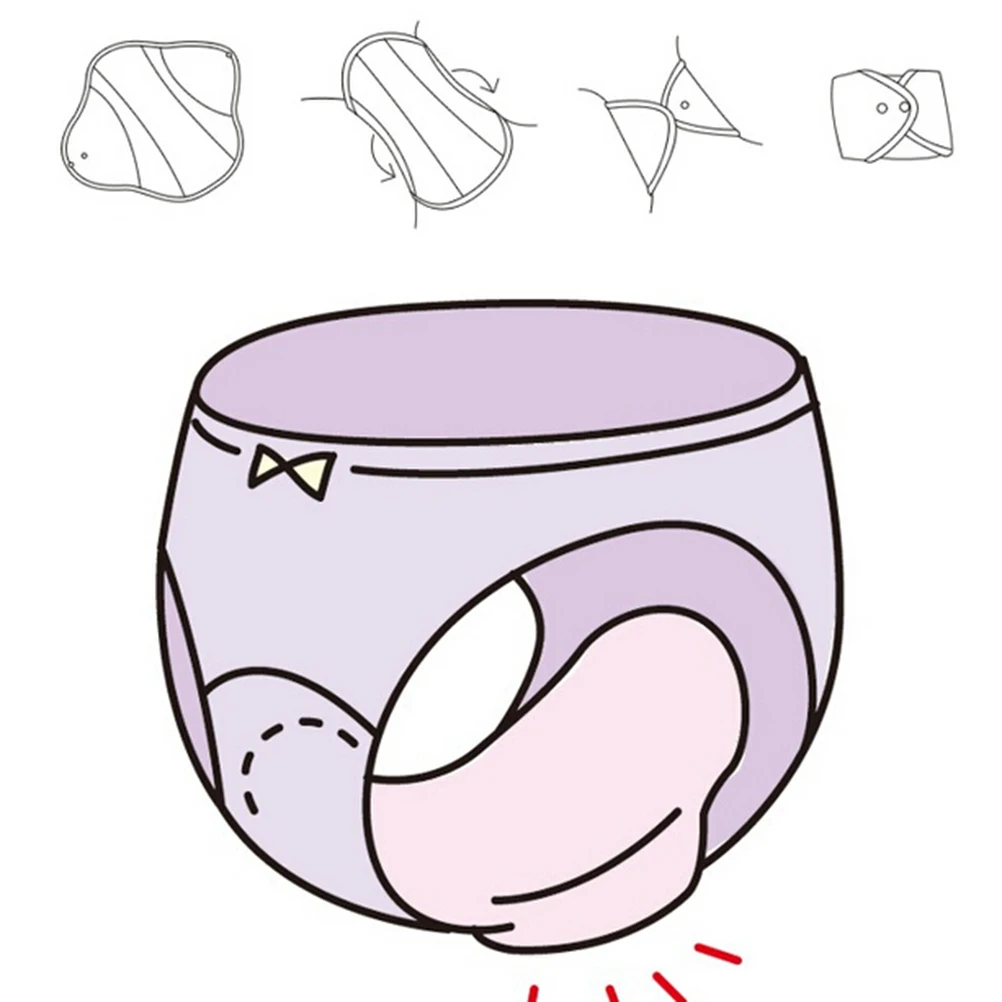 240 мм женская гигиеническая прокладка многоразовая моющаяся для трусов