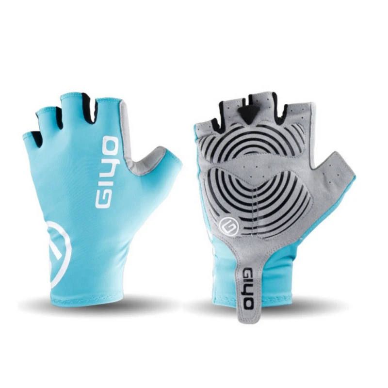 cycling gloves Half Finger Anti-slip Lycra Fabric Breathable comfortable wear-resistant Racing Road Bike Glove | Спорт и развлечения