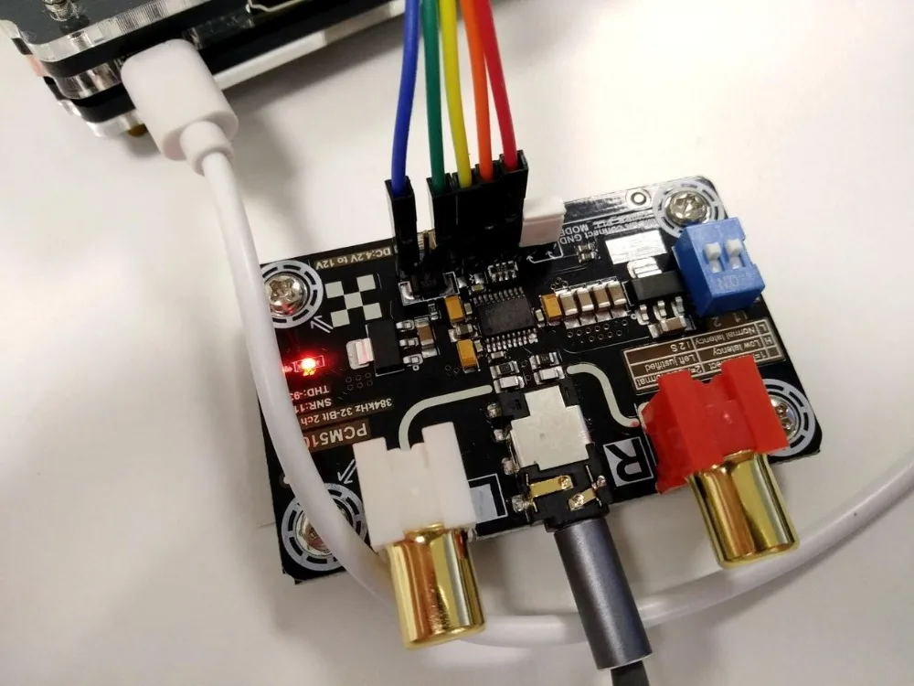 PCM5102A без потерь цифровой аудио I2S-DAC декодер для Raspberry Pi zero 2B 3B поддержка Amanero USB WAV 32 бит 384K T0612
