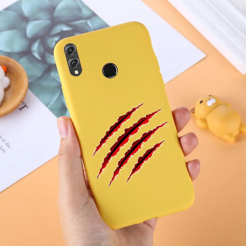 52 Чехол для Huawei Honor 8X, полная защита, мягкий силиконовый матовый чехол для Honor 8X Max Honor8X 8A 8C 8 S, чехол для телефона с забавным рисунком - Цвет: 52