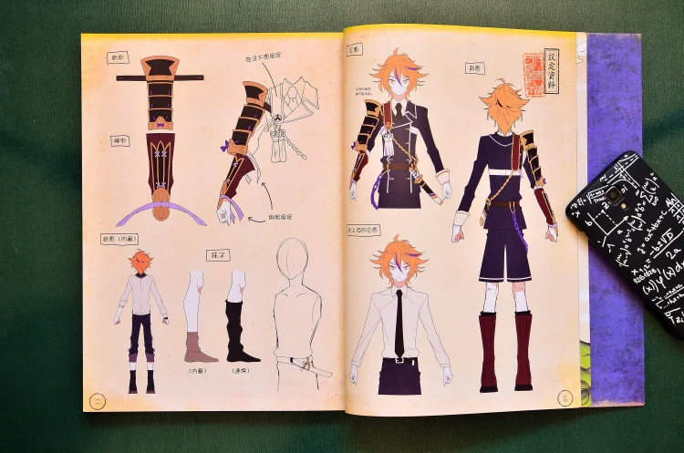 Япония Nitroplus: художественная книга Touken Ranbu 2 Kenran Zuroku Artbook наклейка каталог иллюстрации альбом картинки коллекция лимит