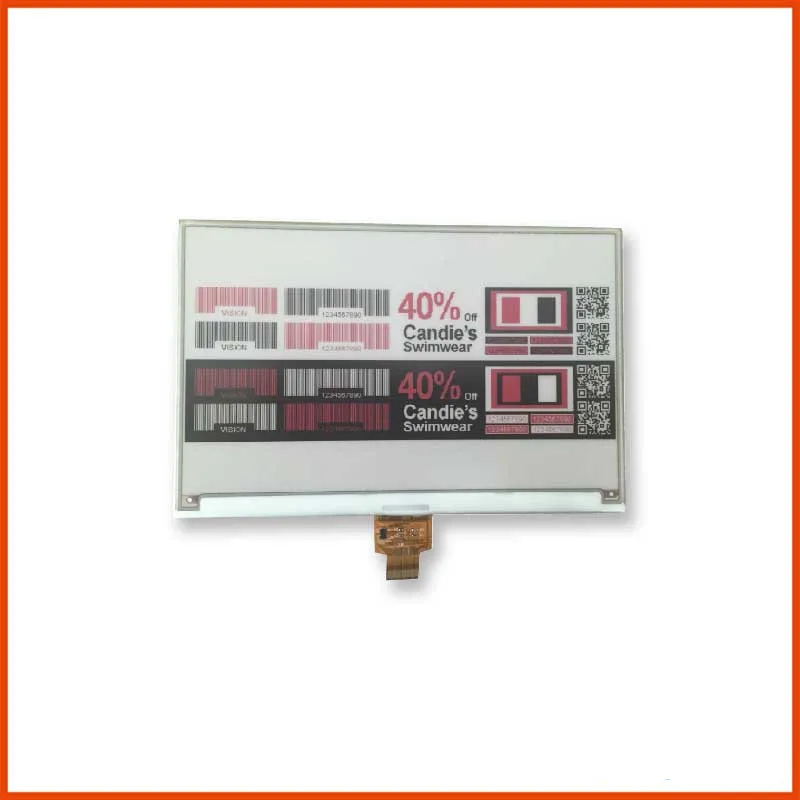 Электронная бумага триколор 7 5 дюйма E ink SPI экран чернил для чтения электронных