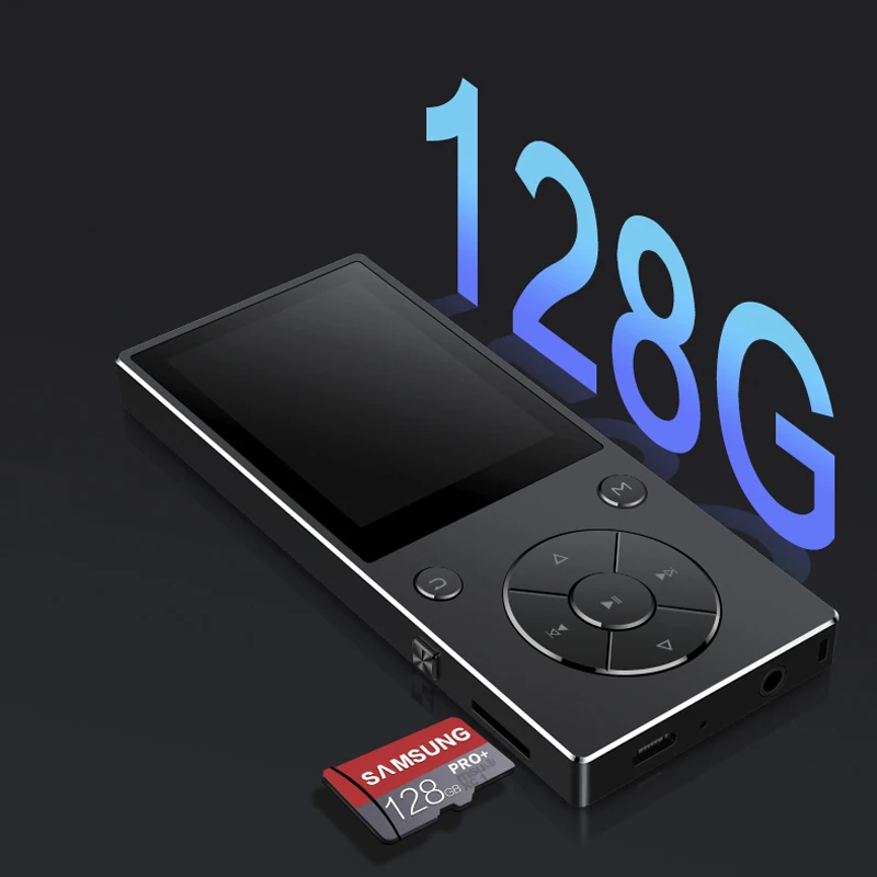 Hi-Fi Bluetooth MP3 плеер 16 Гб Встроенный динамик Сенсорная кнопка, оснащенный 2,4-дюймовый большой Экран MP3 музыкальный плеер с FM радио