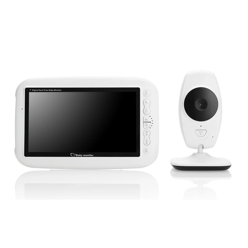 7-дюймовый цифровой видеоняня Babyfoon Met Camera 2 4 GHz инфракрасный датчик температуры