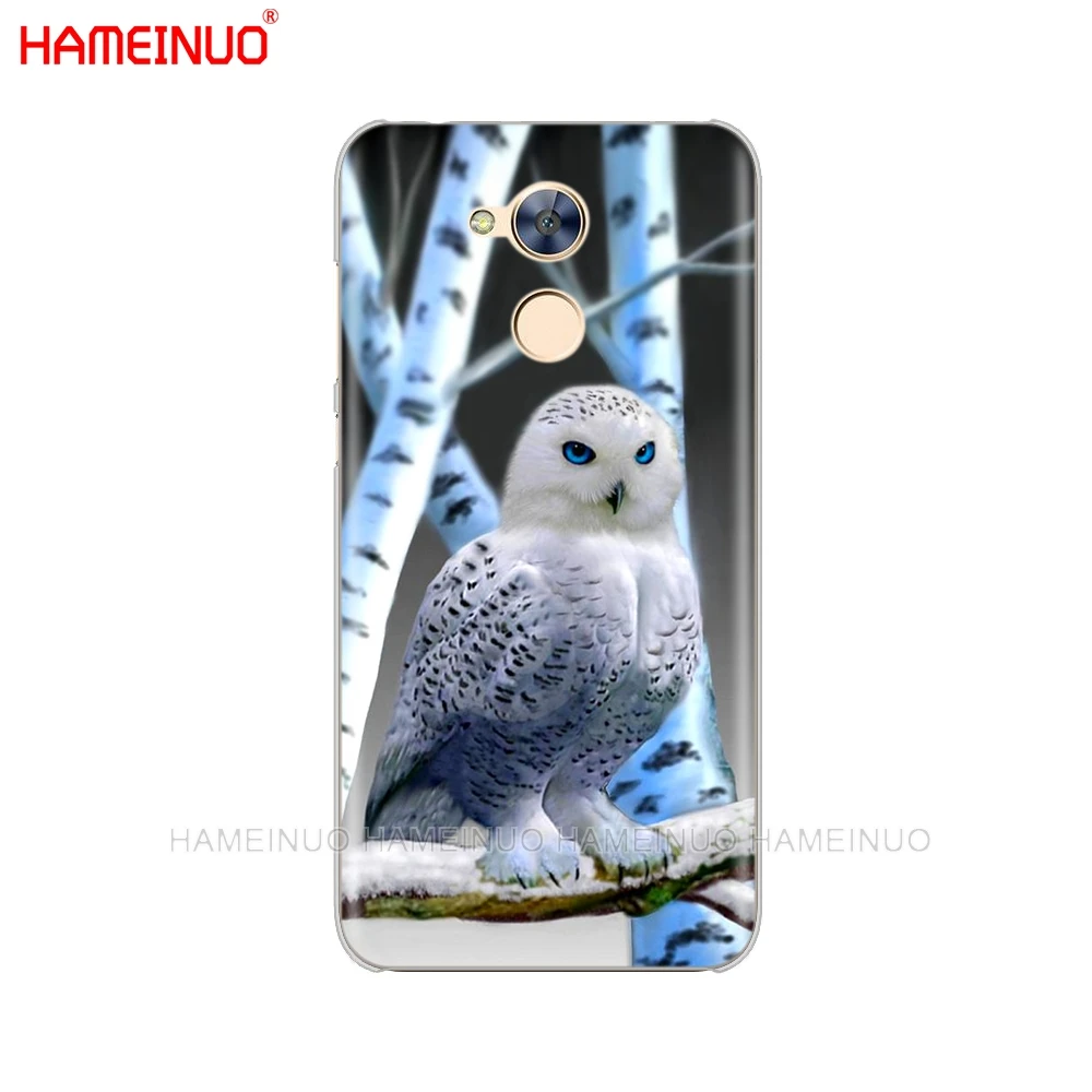 HAMEINUO милый сова Рождество Зима год чехол для телефона huawei Honor 10 V10 4A 5A 6A 7A 6C 6X7X8 9 LITE - Цвет: 43254