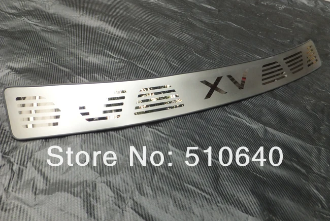 Rear Bumper Protector Threshold Door Sill Plate Trim For Subaru XV Impreza Hatchback 2012 2013 bh |