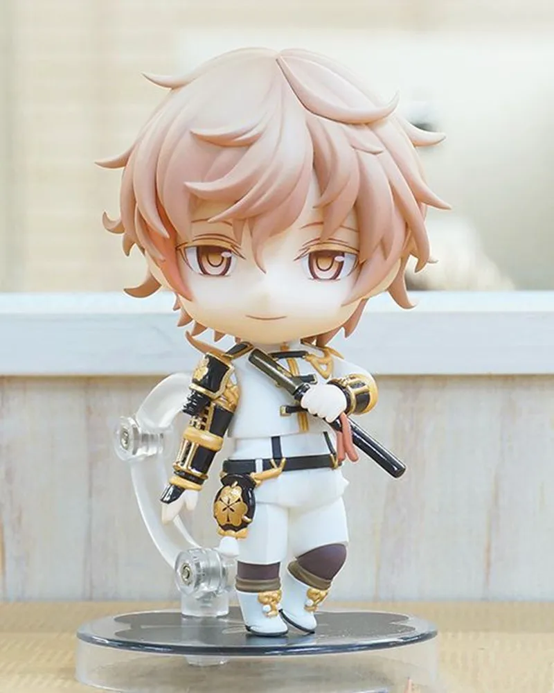 Новинка 10 см аниме фигурка Touken Ranbu Online Nendoroid Monoyoshi Sadamune 651 Модель Статуэтка из ПВХ Классная коллекция для мальчиков Игровая кукла