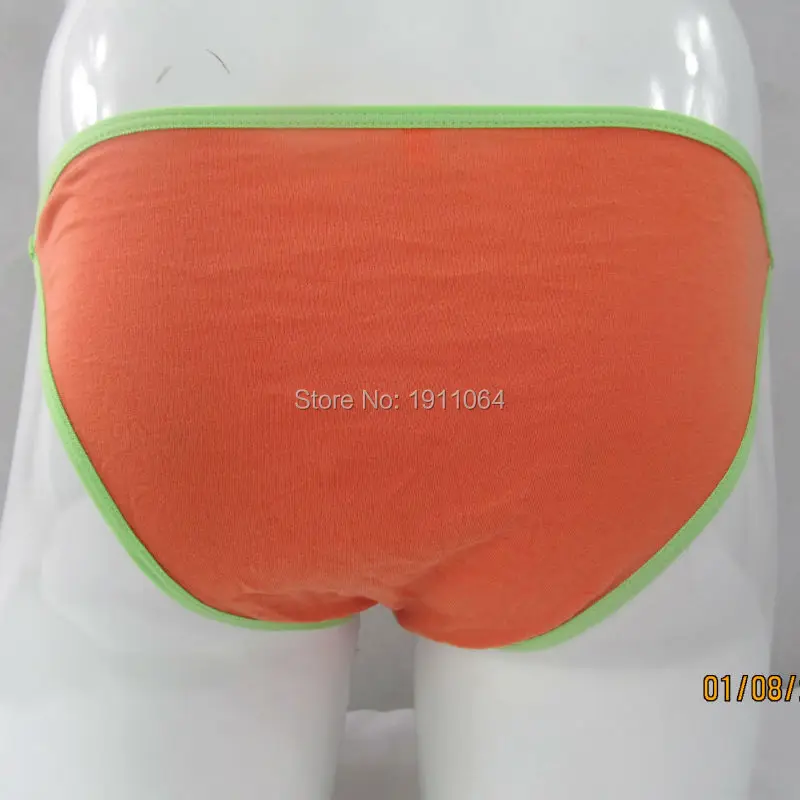 Мужское бикини из тонкого мягкого хлопка G342C цвета сексуальное нижнее белье