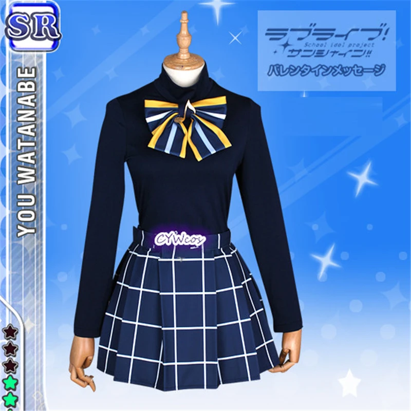 Рождественский хор Love Live Sunshine Ватанабе You Aqours непробуждающий костюм для
