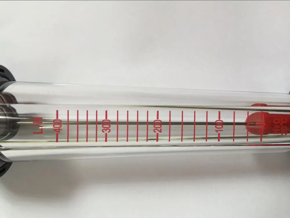 120 шт. LZS-15 расходомер 40-400л/ч пластиковая трубка ротаметр жидкой воды приборы для