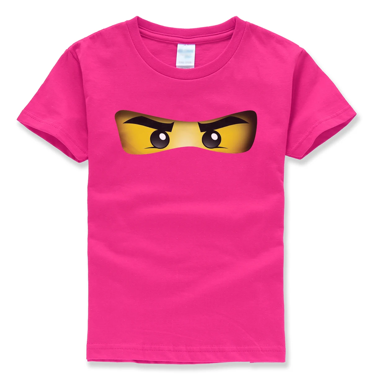 ROSE RED Горячая Распродажа, ninjago, футболки из хлопка с короткими рукавами и круглым вырезом, одежда для маленьких мальчиков, летние футболки высокого качества - Цвет: ROSE RED