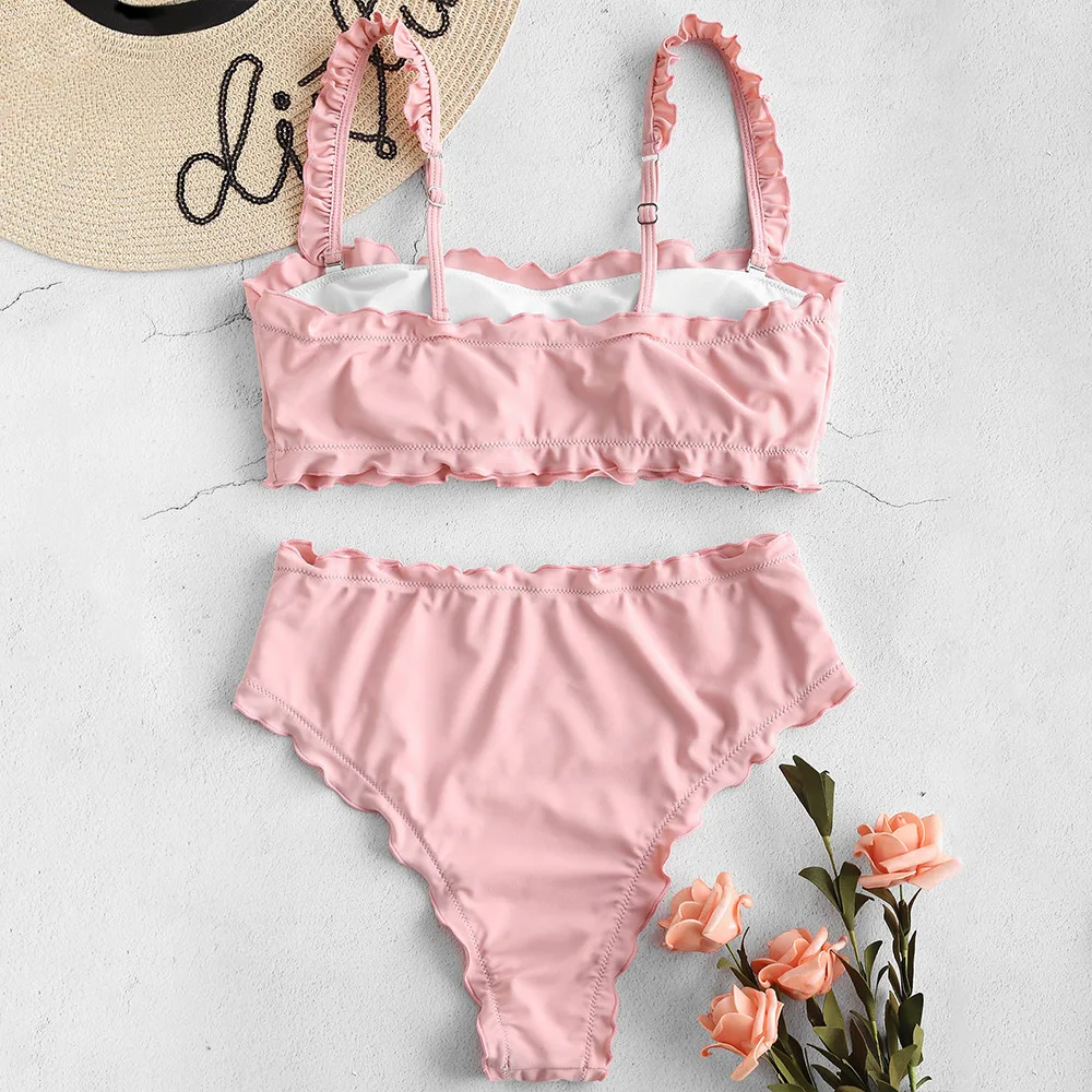 Женский купальник-бикини с высокой талией ZAFUL |