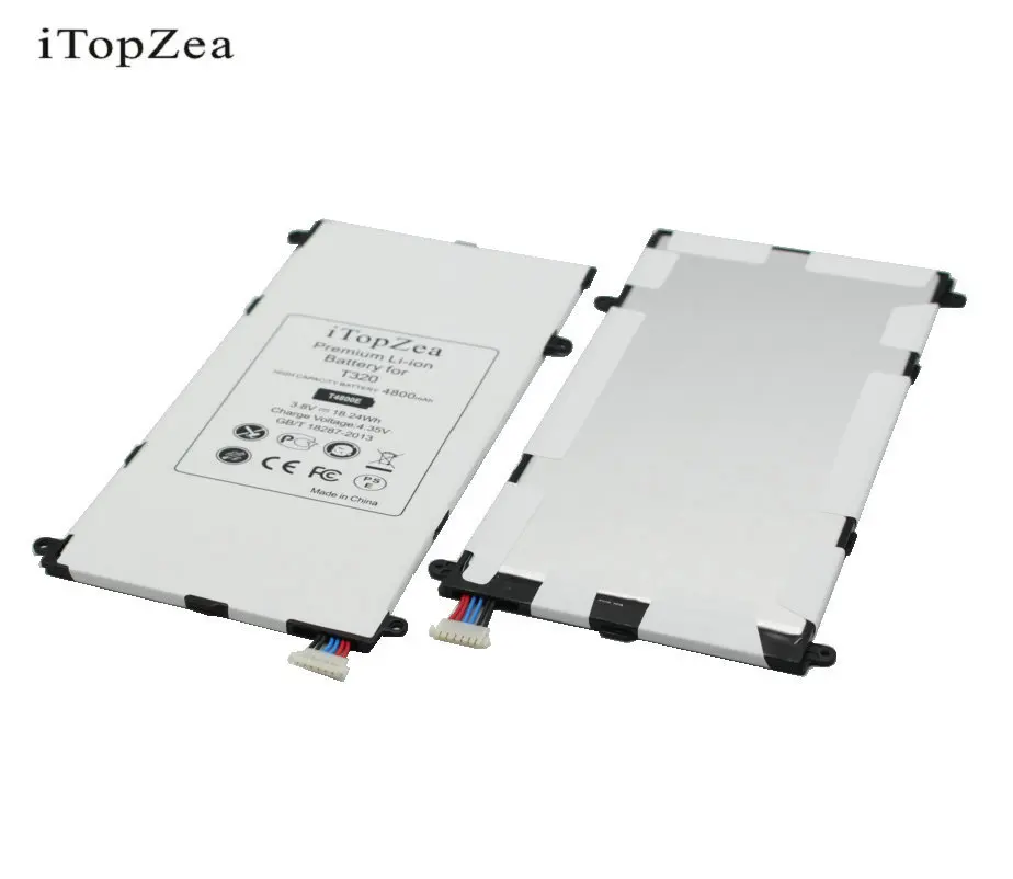 ITopZea 2 шт. T4800E 4800 мА/ч запасная батарея для Samsung Galaxy Tab Tablet Pro 8 4 дюймов &quotT320 T321 T325 SM T320