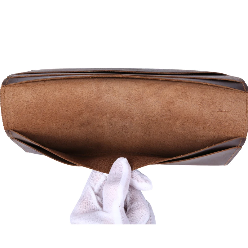 2017 ручной работы натуральная кожа бумажник мужчины Женщины Мягкая длинные