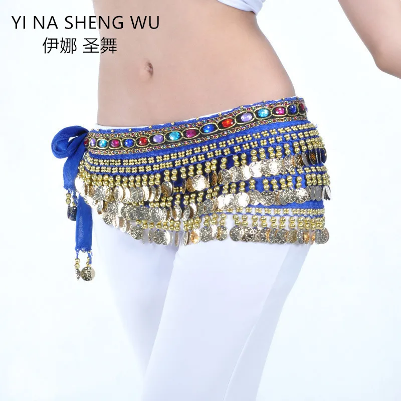 Женский костюм для танца живота 228 цветов бриллиантовая цепочка на талию женщин